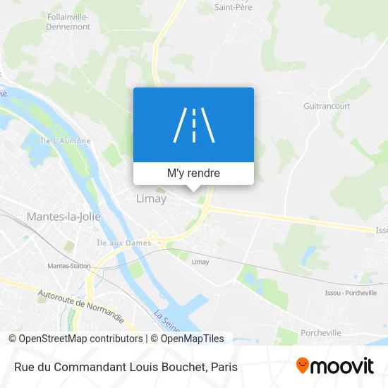 Rue du Commandant Louis Bouchet plan