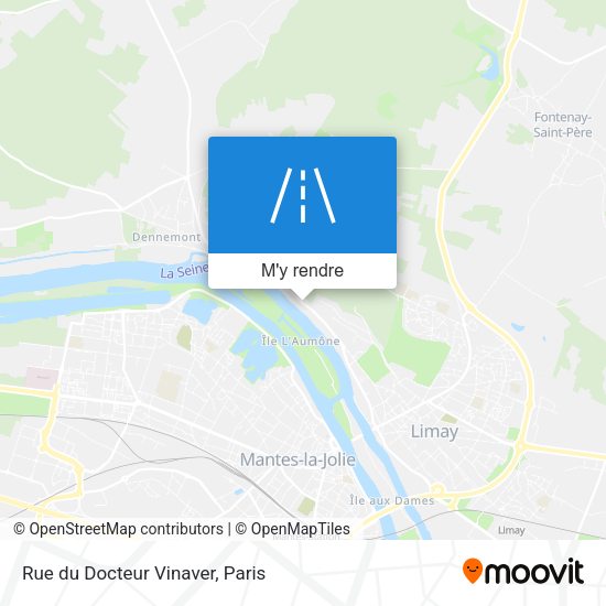 Rue du Docteur Vinaver plan