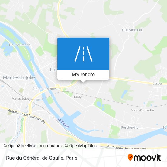 Rue du Général de Gaulle plan