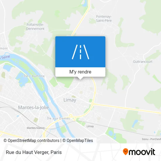 Rue du Haut Verger plan