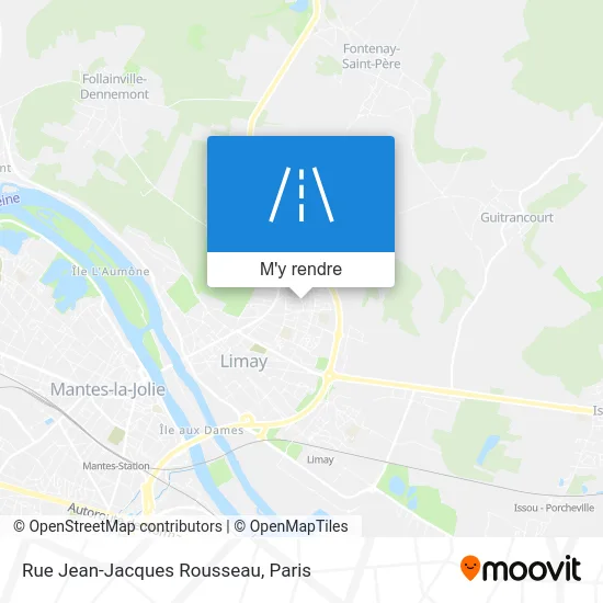 Rue Jean-Jacques Rousseau plan