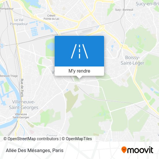 Allée Des Mésanges plan