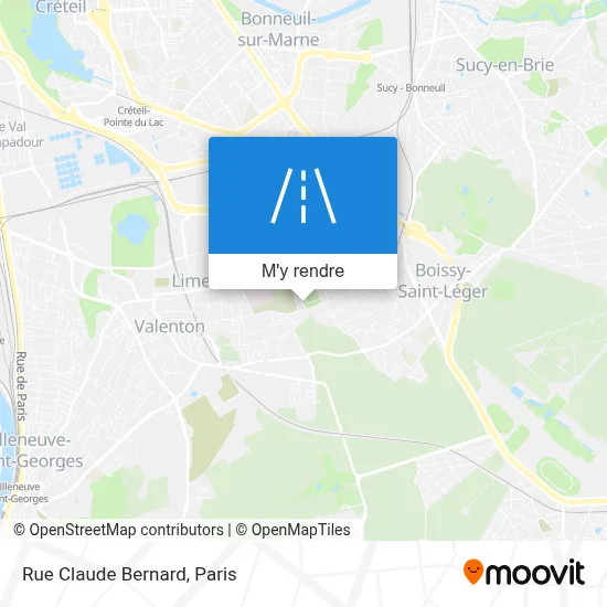 Rue Claude Bernard plan