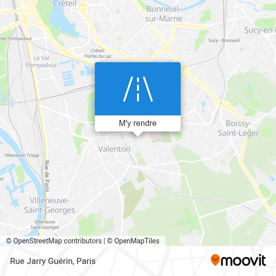 Rue Jarry Guérin plan