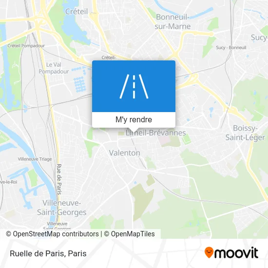 Ruelle de Paris plan