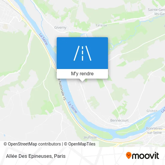 Allée Des Epineuses plan