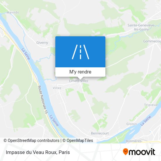 Impasse du Veau Roux plan