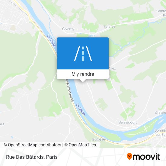 Rue Des Bâtards plan