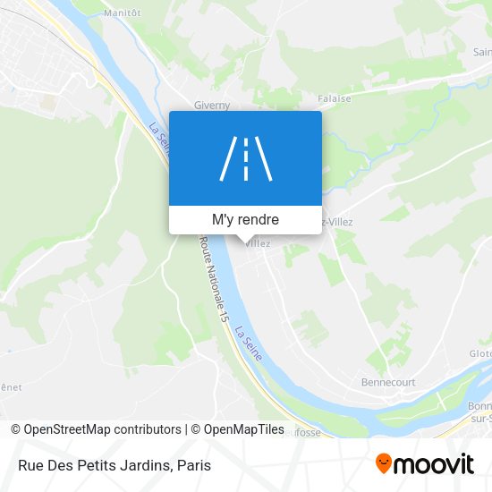 Rue Des Petits Jardins plan