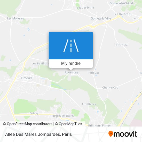Allée Des Mares Jombardes plan