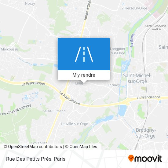 Rue Des Petits Prés plan
