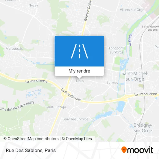 Rue Des Sablons plan