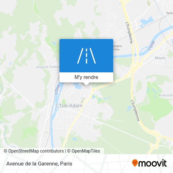 Avenue de la Garenne plan