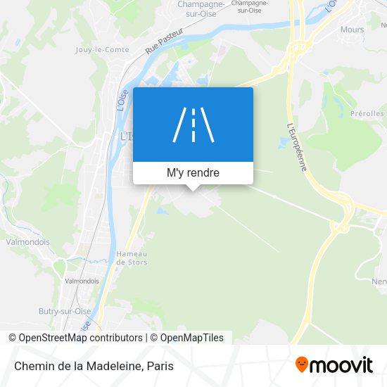 Chemin de la Madeleine plan