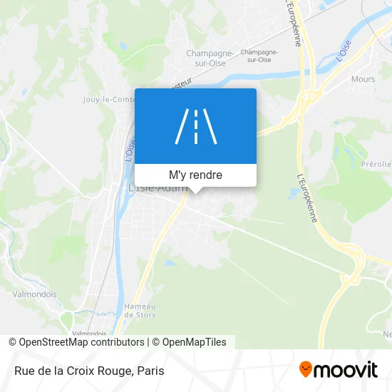 Rue de la Croix Rouge plan