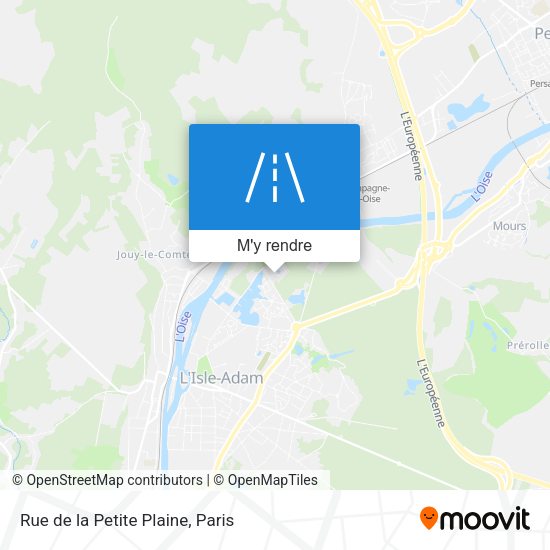 Rue de la Petite Plaine plan