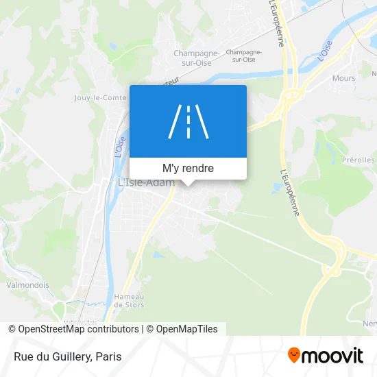 Rue du Guillery plan