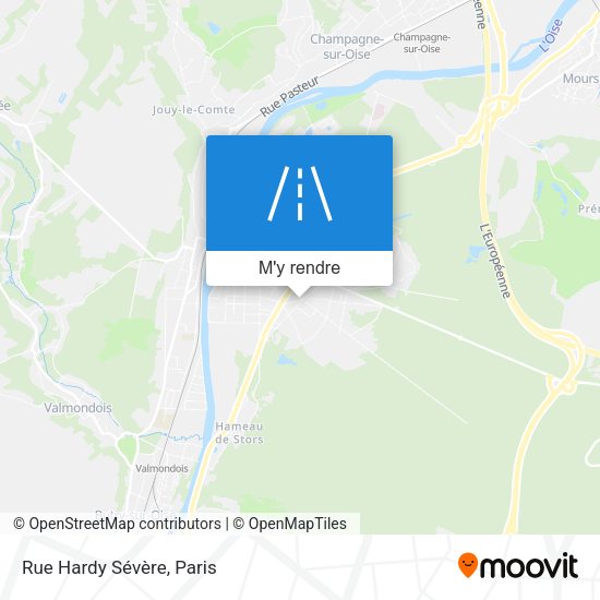 Rue Hardy Sévère plan