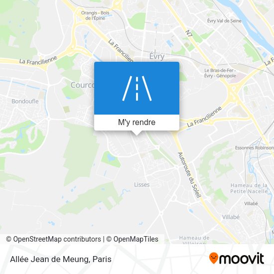 Allée Jean de Meung plan