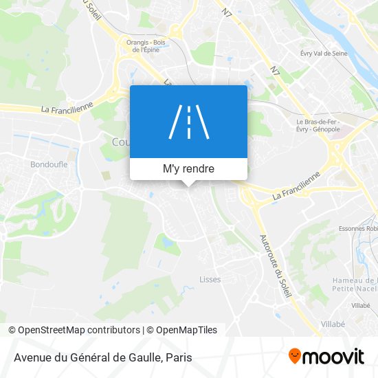 Avenue du Général de Gaulle plan