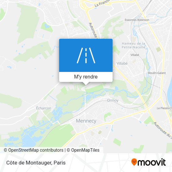 Côte de Montauger plan