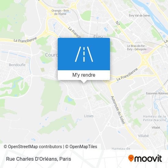 Rue Charles D'Orléans plan