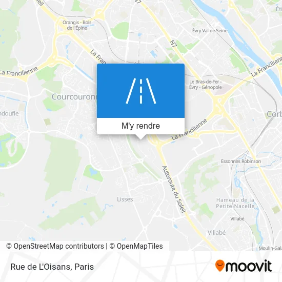 Rue de L'Oisans plan