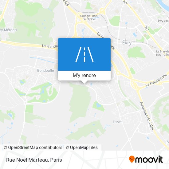 Rue Noël Marteau plan