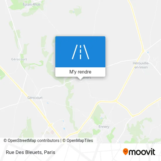 Rue Des Bleuets plan