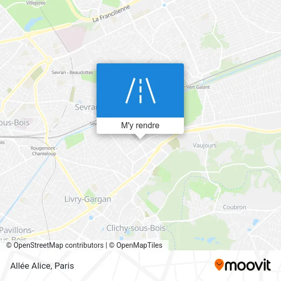 Allée Alice plan