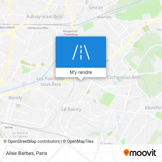 Allée Barbes plan