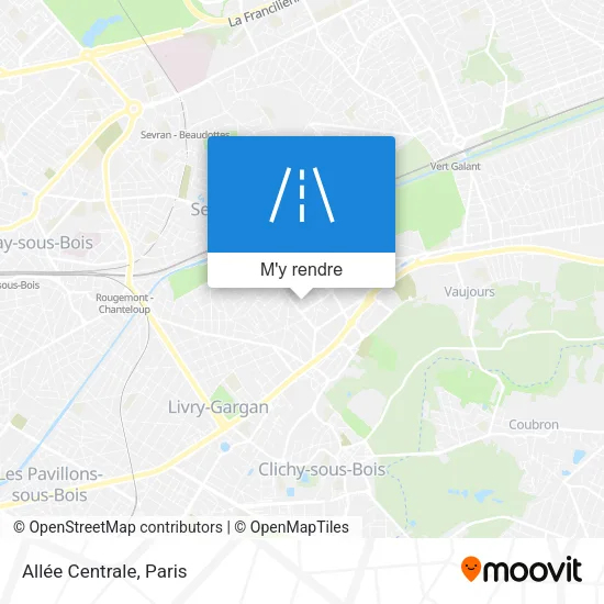 Allée Centrale plan