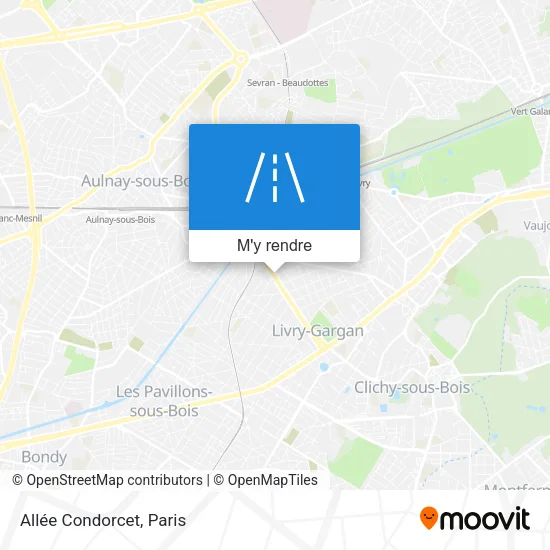 Allée Condorcet plan