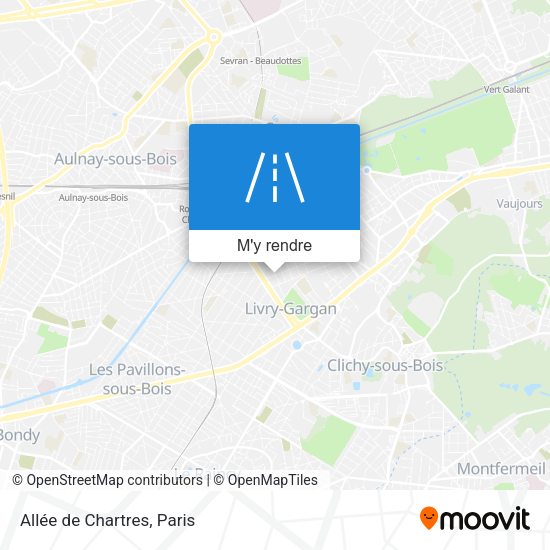 Allée de Chartres plan