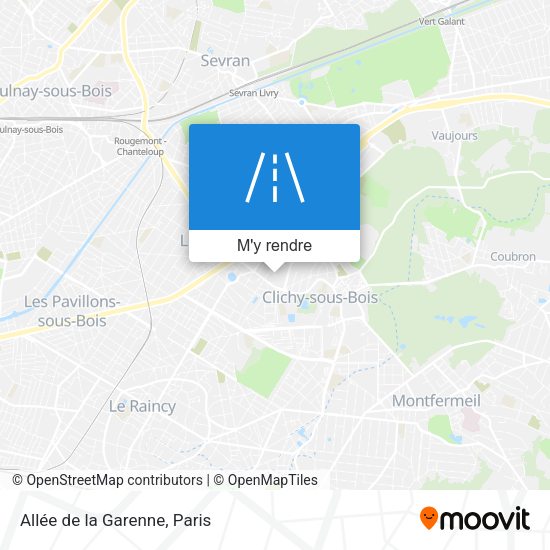 Allée de la Garenne plan