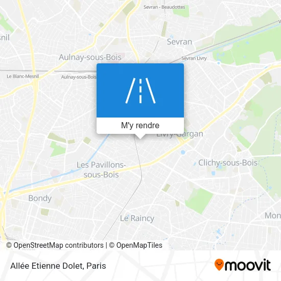 Allée Etienne Dolet plan