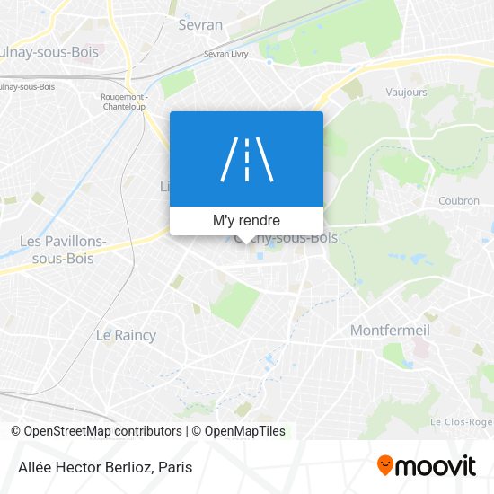 Allée Hector Berlioz plan