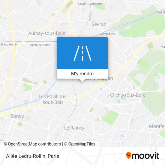 Allée Ledru-Rollin plan