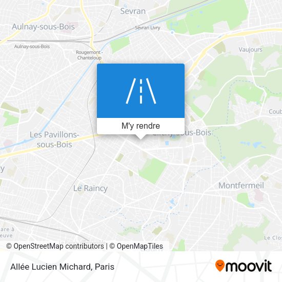 Allée Lucien Michard plan