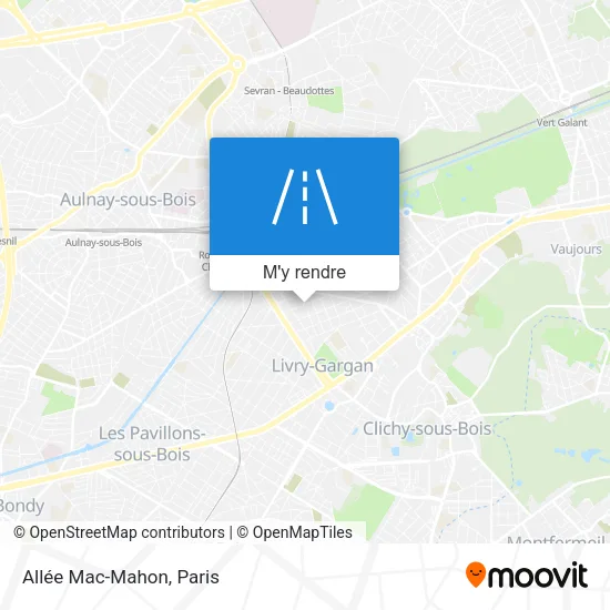 Allée Mac-Mahon plan