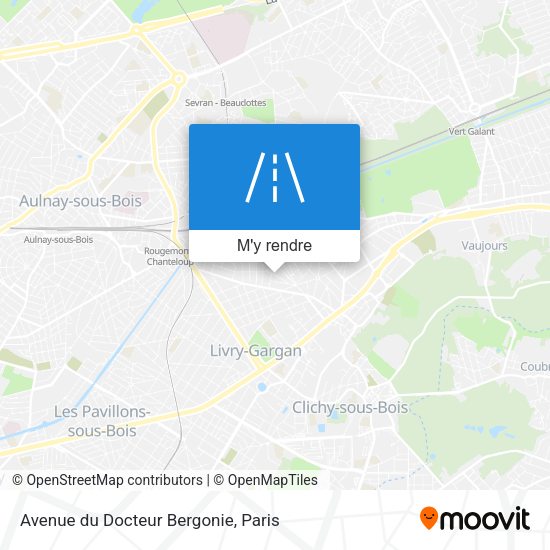Avenue du Docteur Bergonie plan