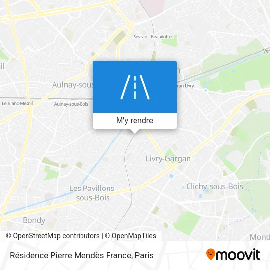 Résidence Pierre Mendès France plan