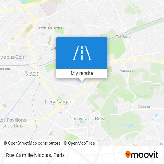 Rue Camille-Nicolas plan