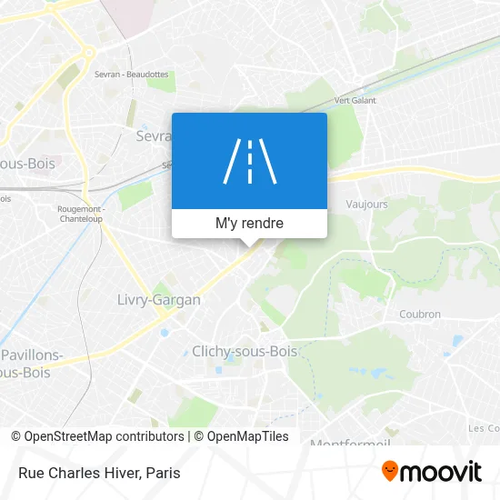 Rue Charles Hiver plan