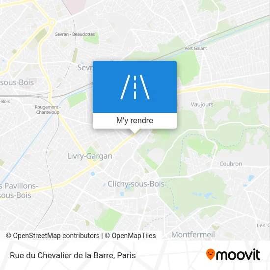 Rue du Chevalier de la Barre plan