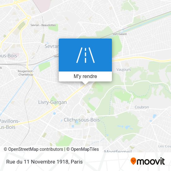 Rue du 11 Novembre 1918 plan