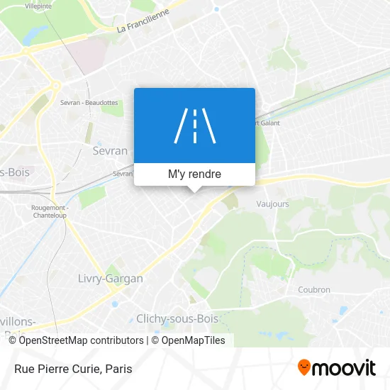 Rue Pierre Curie plan