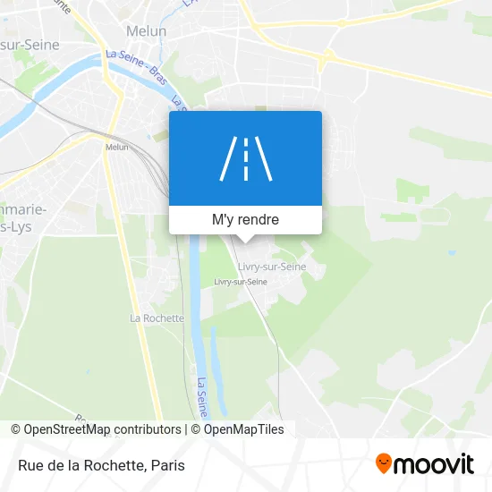 Rue de la Rochette plan