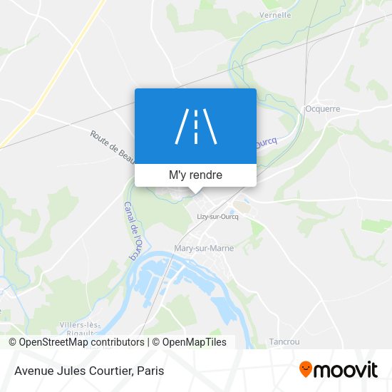 Avenue Jules Courtier plan