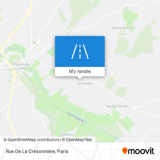 Rue De La Crésonnière plan